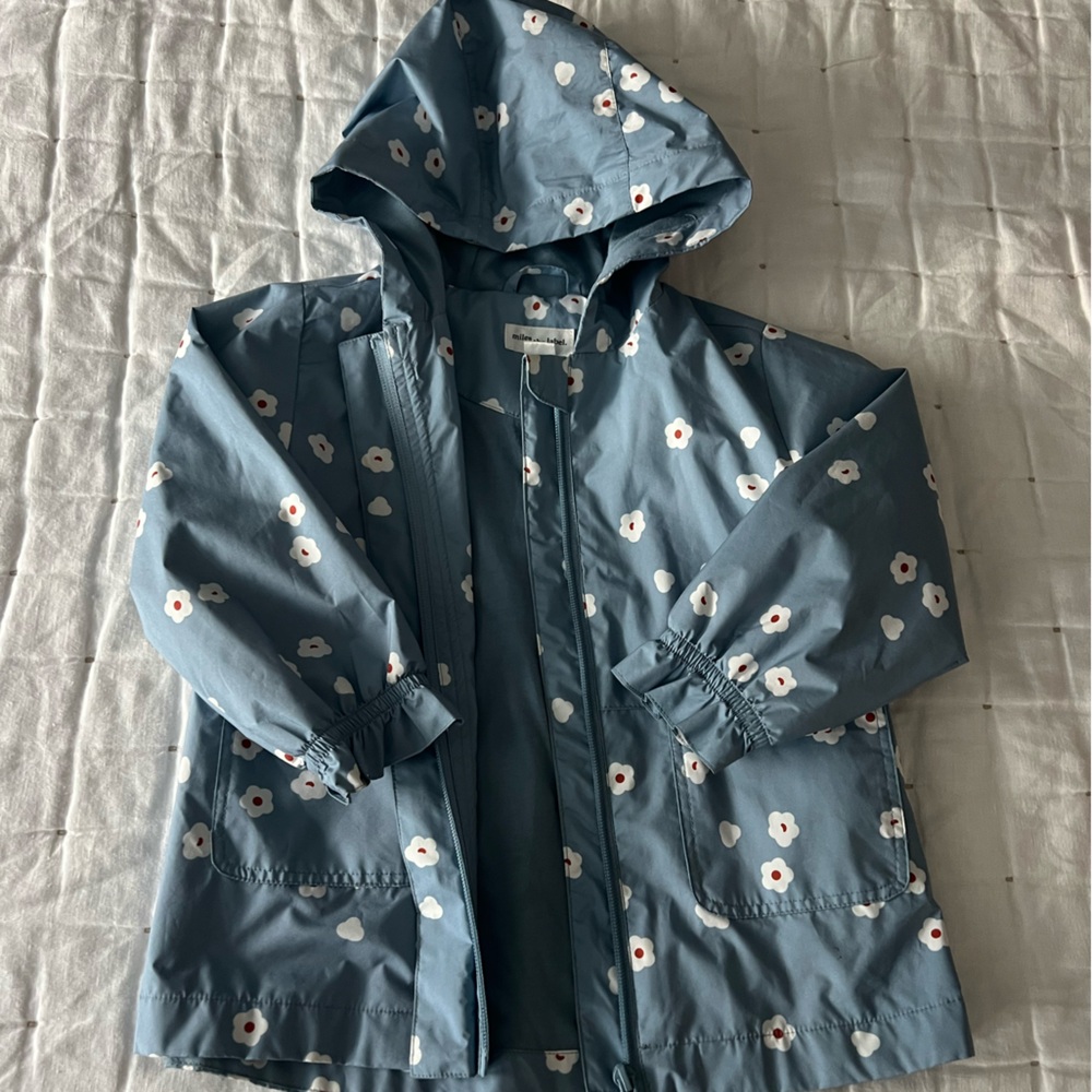 Miles the Label Floral Blue Kids Jacket